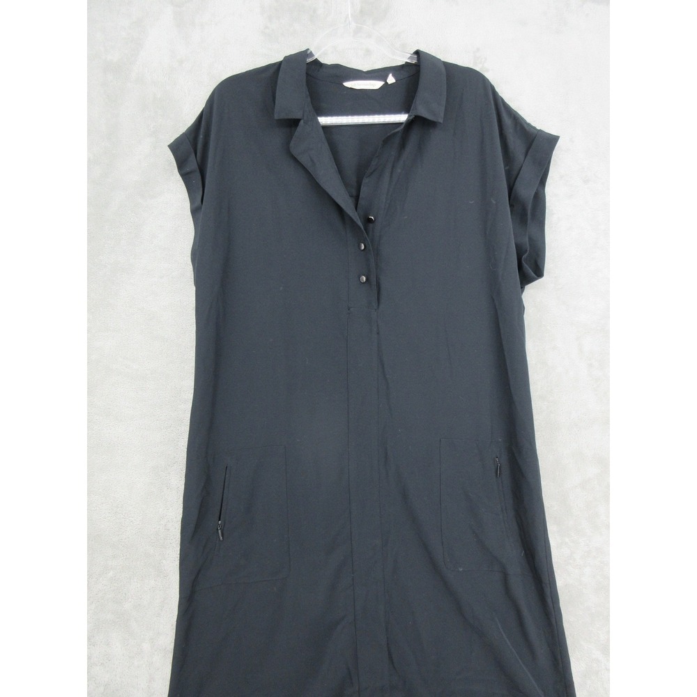 Soft Surroundings Dress Womens Large Sheath Zip Pockets Relaxed Boxy Minimalist‎ - Picture 3 of 12